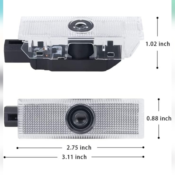 2 Alfa Romeo Car Door Lights Logo Projector Ghost Lights - Picture 4 of 7